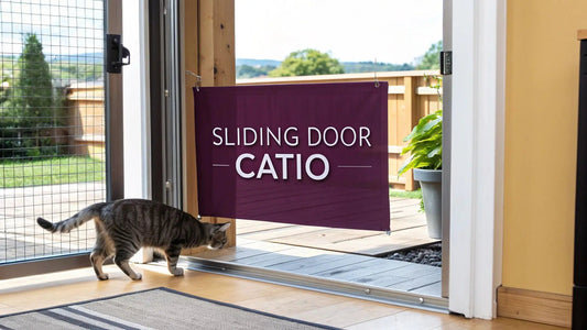 Catio for Sliding Glass Door: A Purr-fect DIY Guide 🐾 - FloofChonk