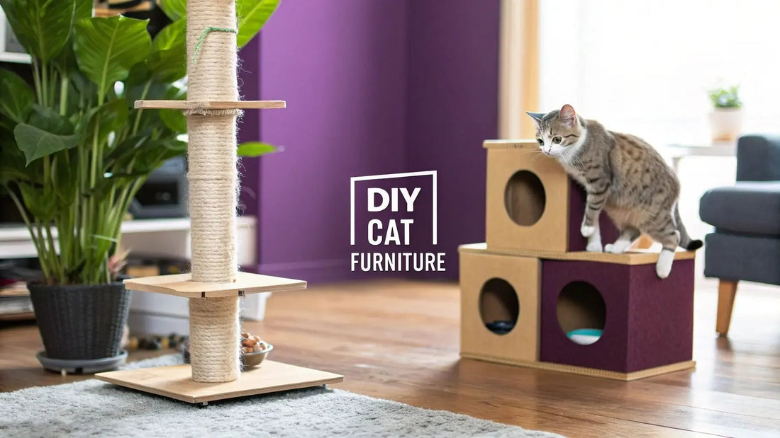 DIY Cardboard Cat Furniture Your Cat Will Love - FloofChonk