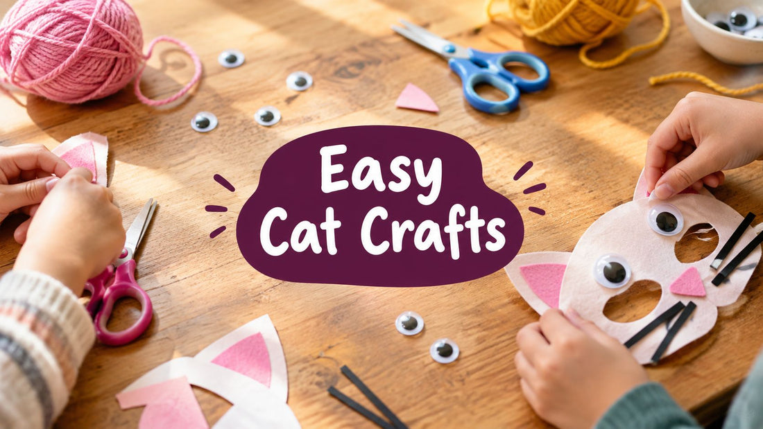 Easy Cat Crafts for Kids That Actually Work - FloofChonk