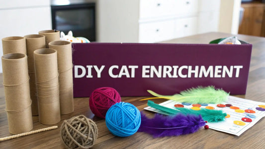 8 Awesome Cat Enrichment Ideas DIY Style for 2025 - FloofChonk
