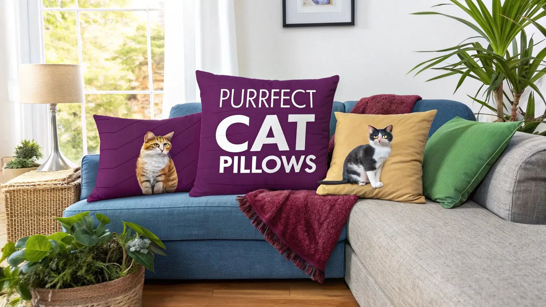 Your Guide to Purrfect Cat Throw Pillows - FloofChonk