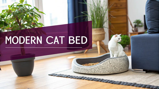 Finding the Purrfect Modern Cat Bed for Your Stylish Home - FloofChonk