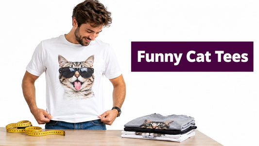 Funny Cat T Shirts for Men - FloofChonk