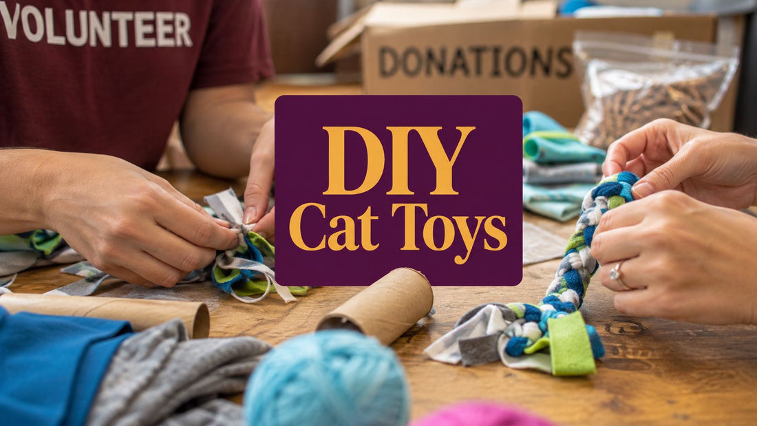 How to Make Cat Toys for Animal Shelters the Fun Way - FloofChonk