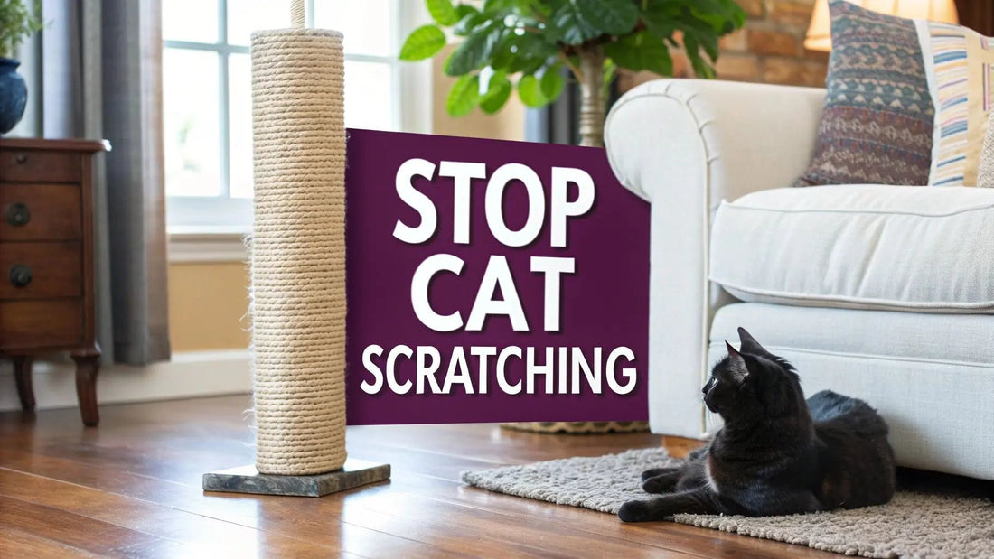 How to Stop Cat Scratching Furniture: A Fur-bulous Guide 🐾 - FloofChonk