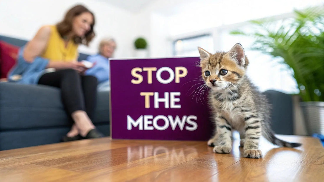 Kitten Wont Stop Meowing? A Pawsome Guide for New Cat Paw-rents 😻 - FloofChonk