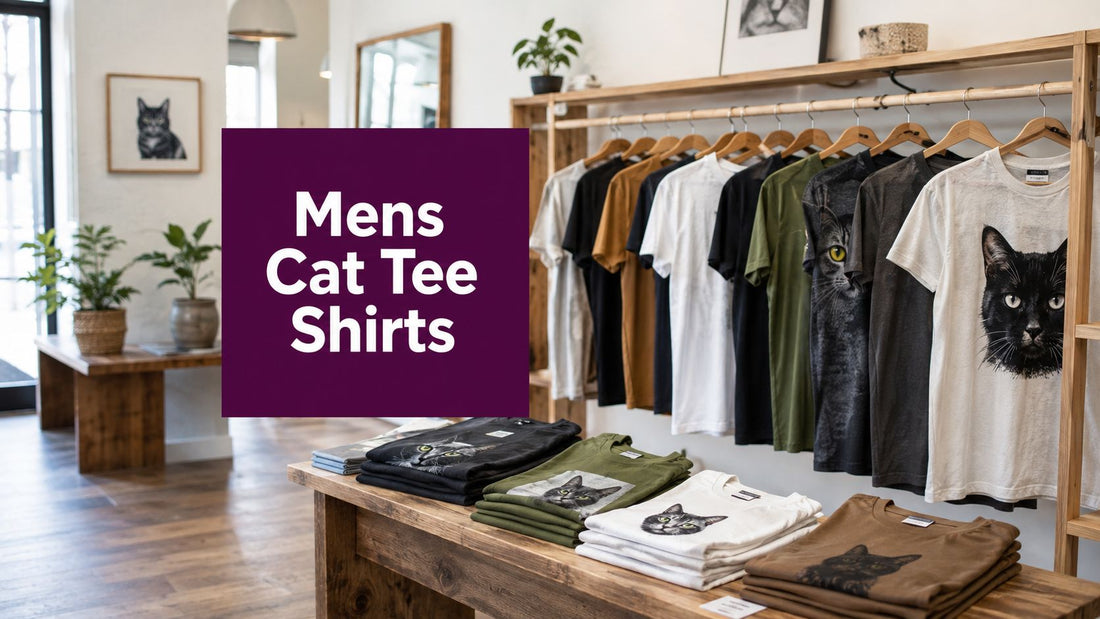 Mens Cat Tee Shirts - FloofChonk