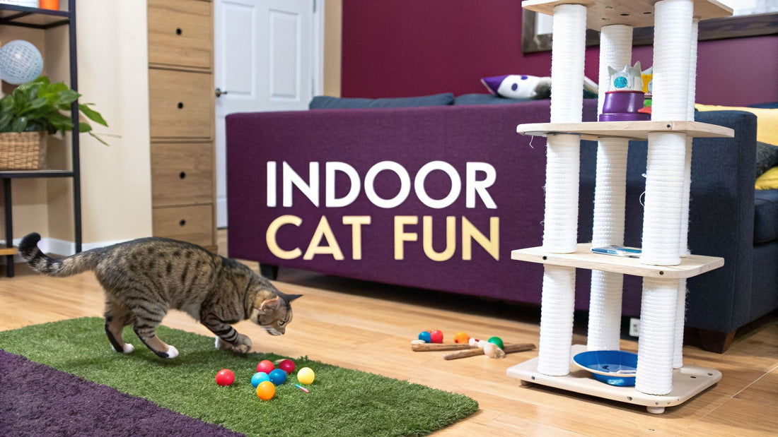 Top 10 Indoor Cat Enrichment Ideas to Keep Your Floof Happy in 2026 - FloofChonk