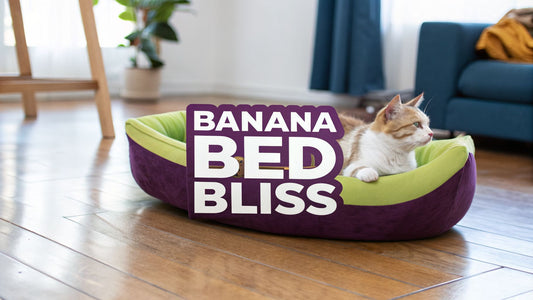 Why the Banana Cat Bed Is Every Cat's Favorite Hiding Spot - FloofChonk