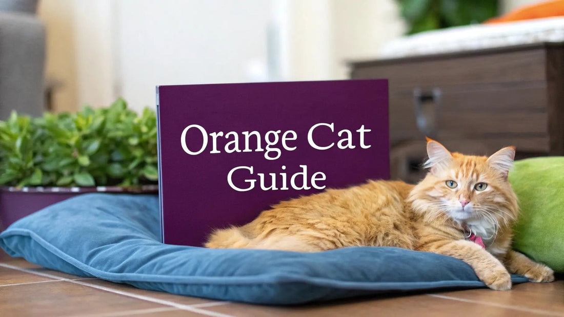 Your Guide to the Orange Domestic Longhair Cat - FloofChonk