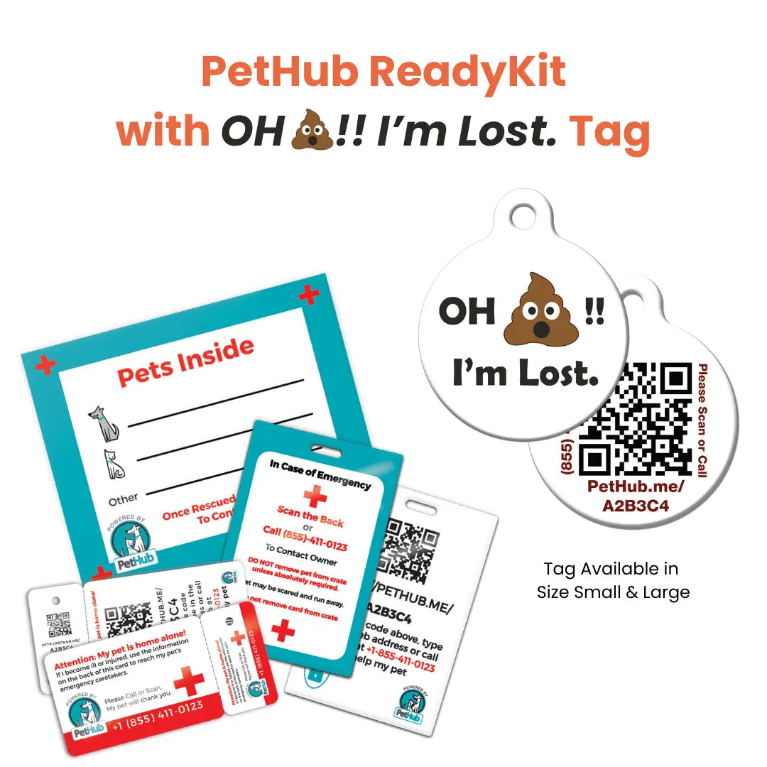 PetHub QR Pet ID Comprehensive ReadyKit – Complete Emergency Kit PetHub