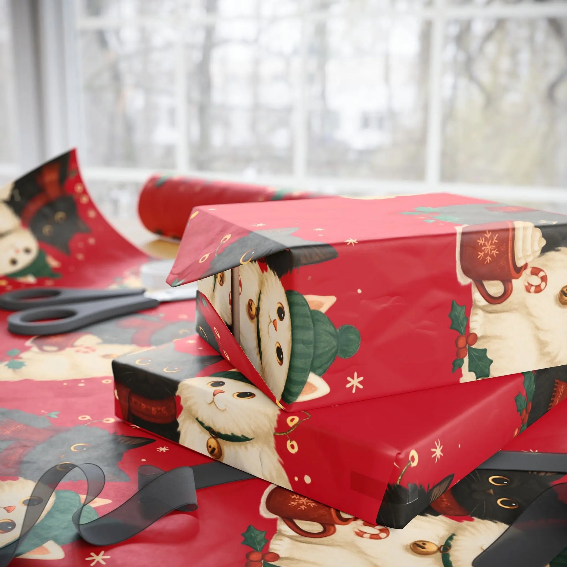 Holiday Wrapping Paper Roll Printify