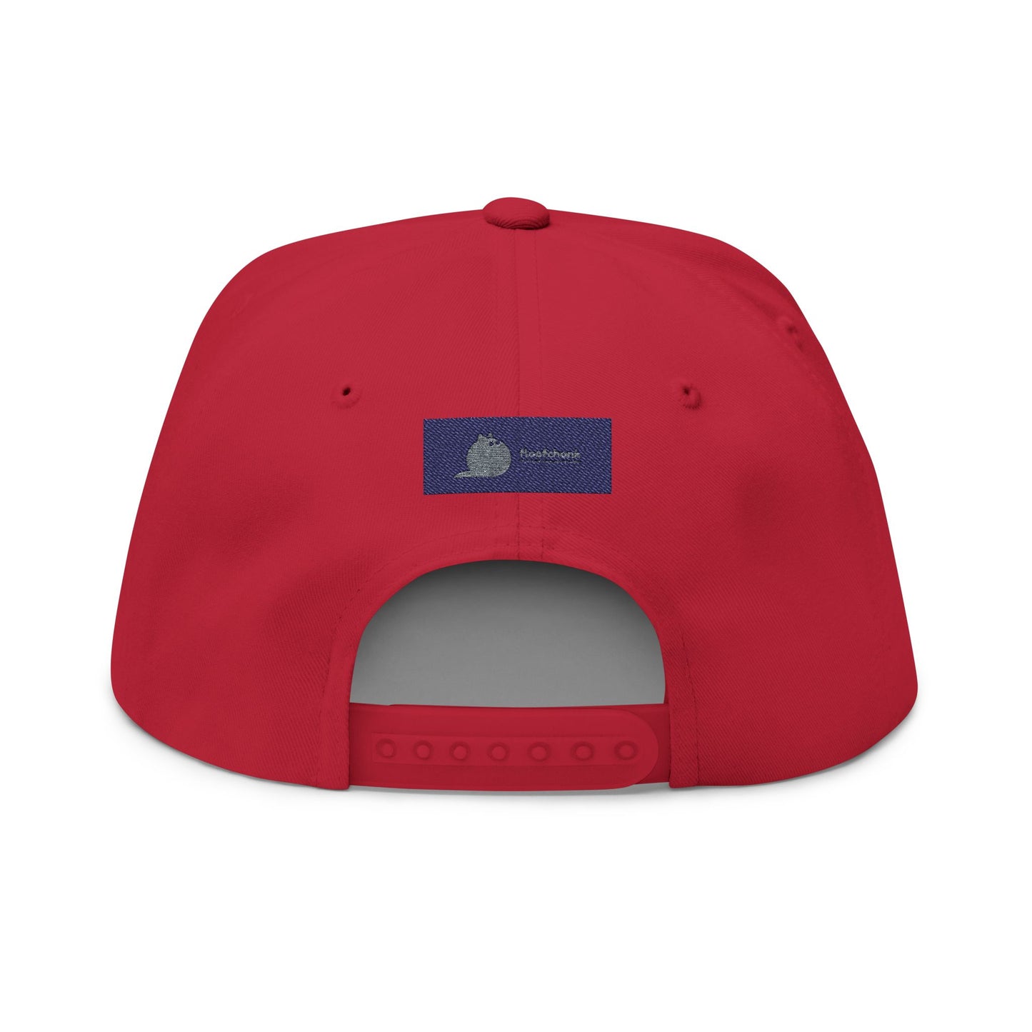 Paws Off My Rights Flat Bill Cap — Embroidered Cat Paw Freedom Hat