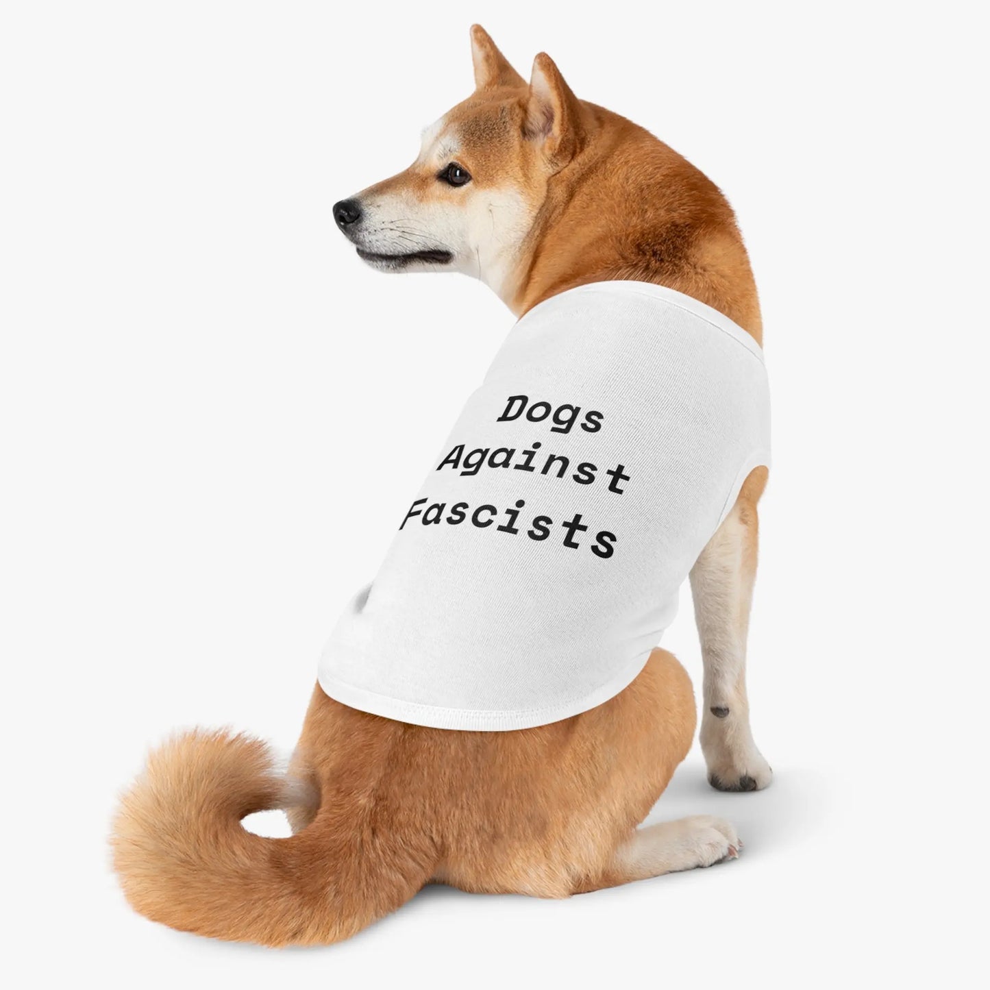 Dogs Against Fascists Tank Top Printify
