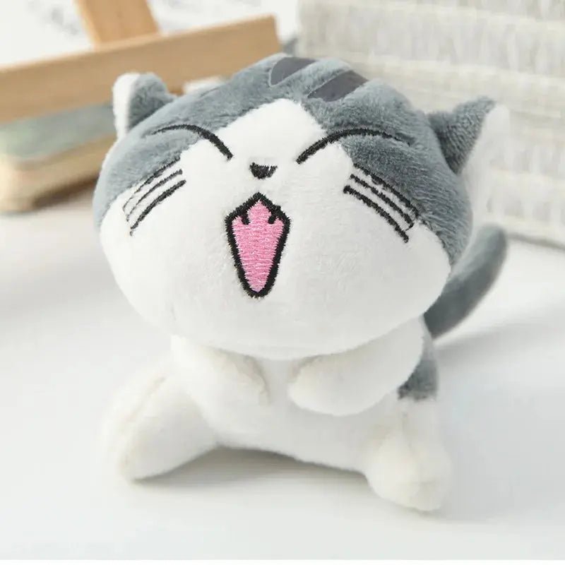 10cm Mini Cute Kawaii Plush Cats Animal Stuffed Doll Key Ring Chain Pendant Soft Toy Kids Gift - FloofChonk