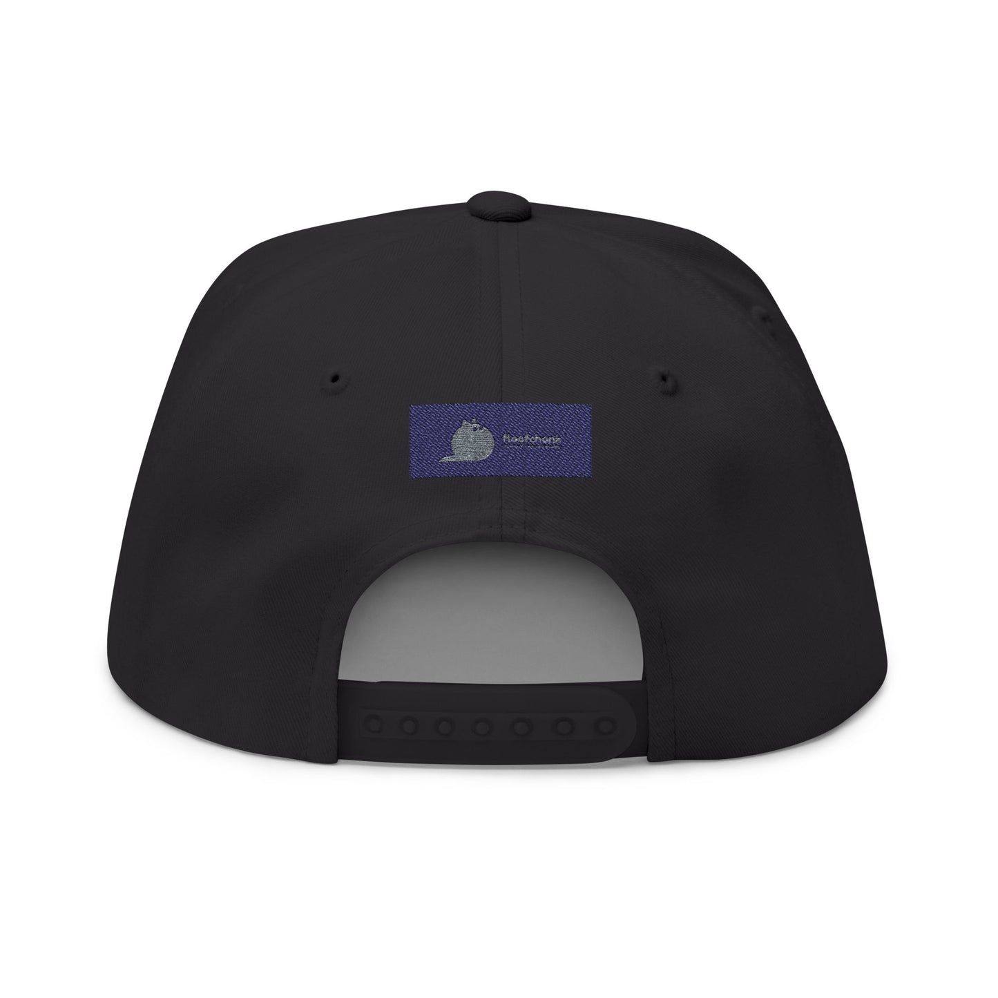 Paws Off My Rights Flat Bill Cap — Embroidered Cat Paw Freedom Hat