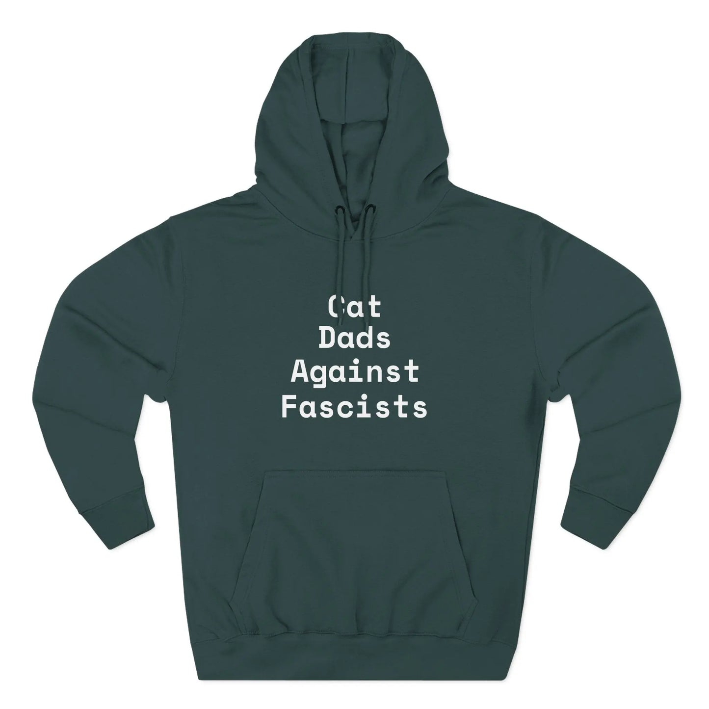 Cat Dads Against Fascists Hoodie Printify