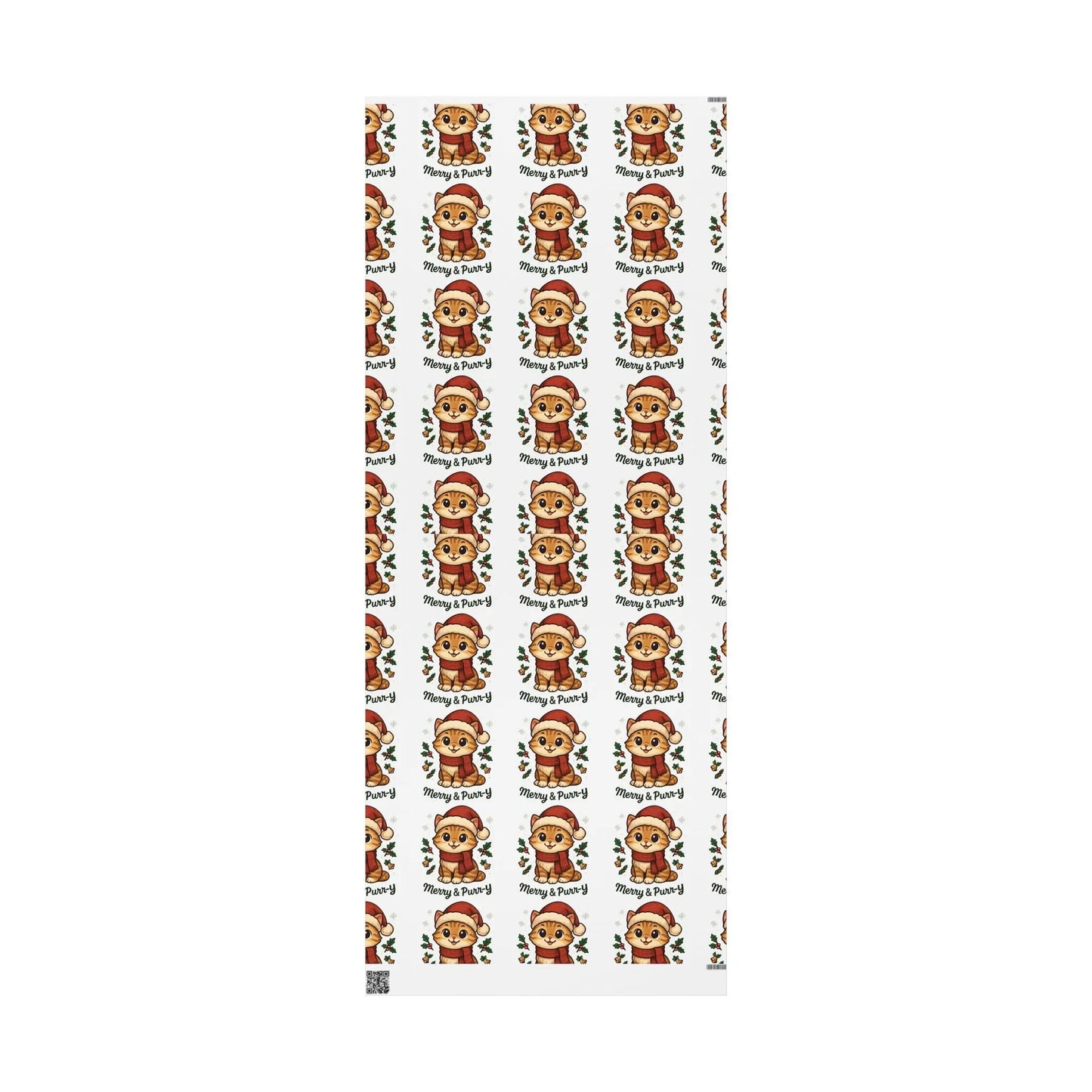 Wrapping Paper Roll - Festive Animal Printify