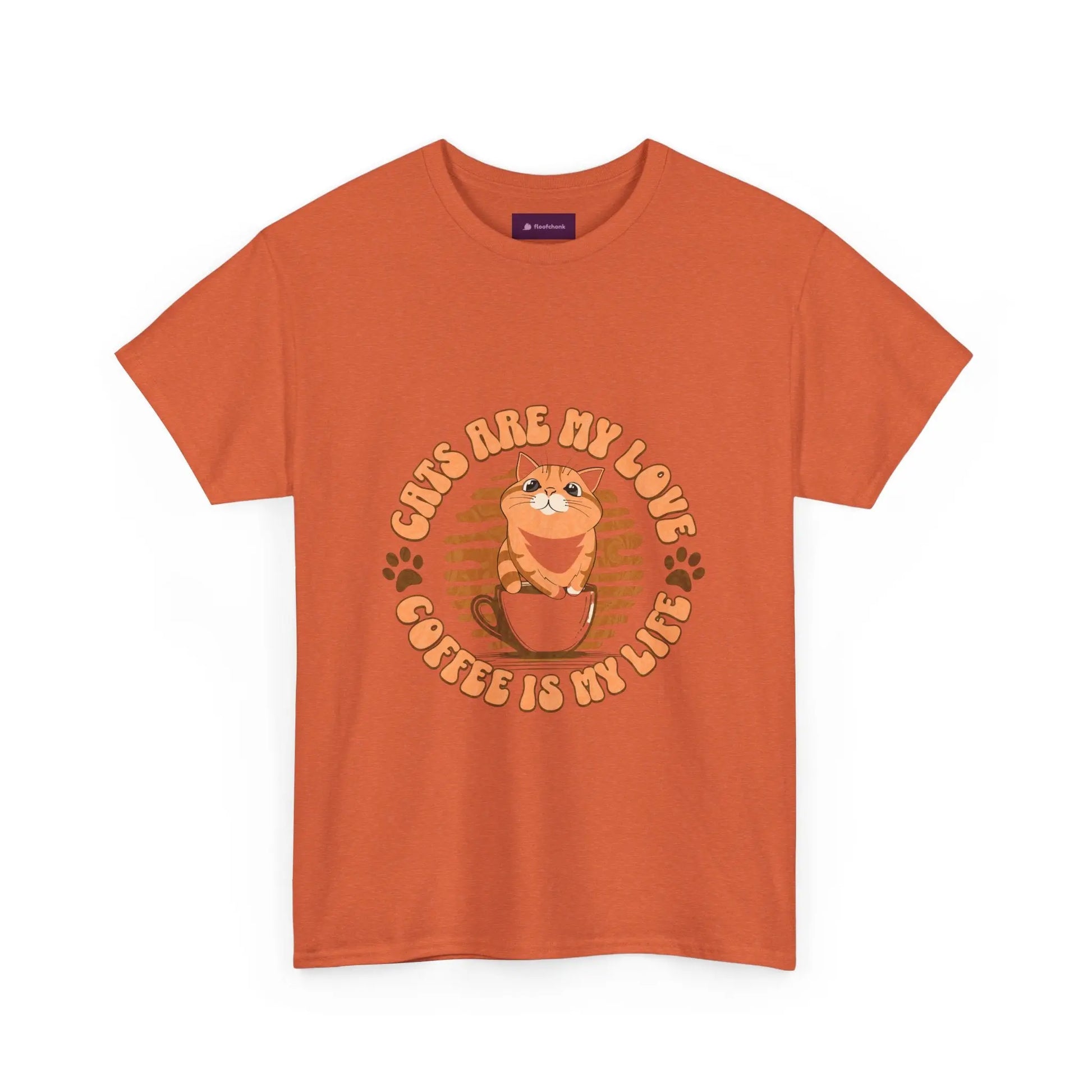Retro Coffee Tee, Funny Cat Lover Shirt, Gift for Pet Owners, Cute Graphic Tee, Inspirational Animal Apparel Printify
