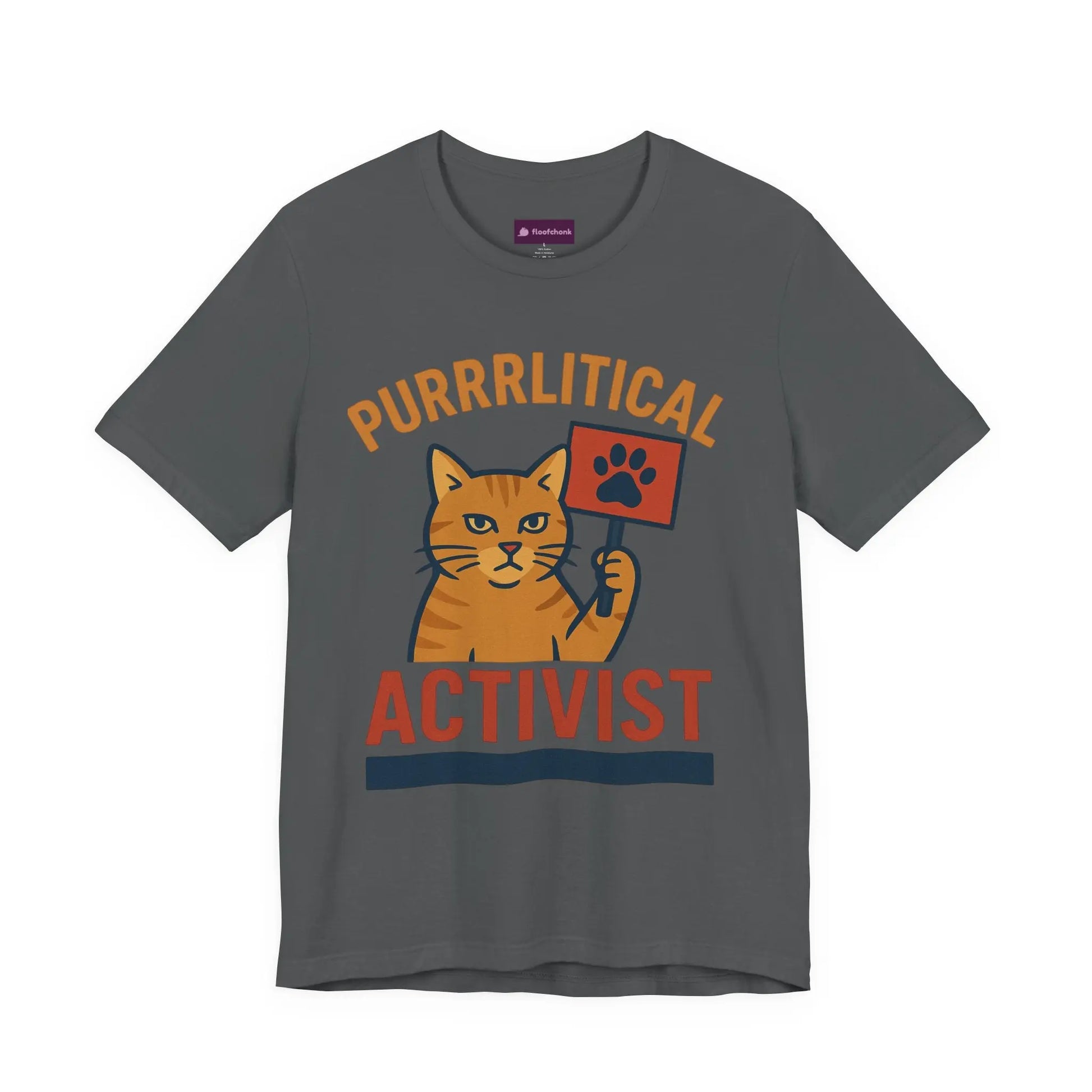 Purrlitical Activist T-Shirt Printify