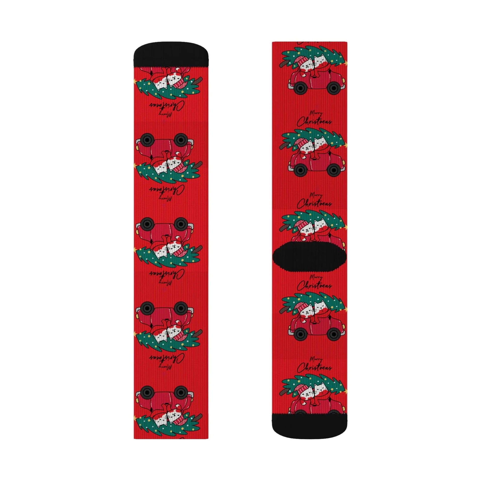 Copy of Cat Pattern Sublimation Socks Printify