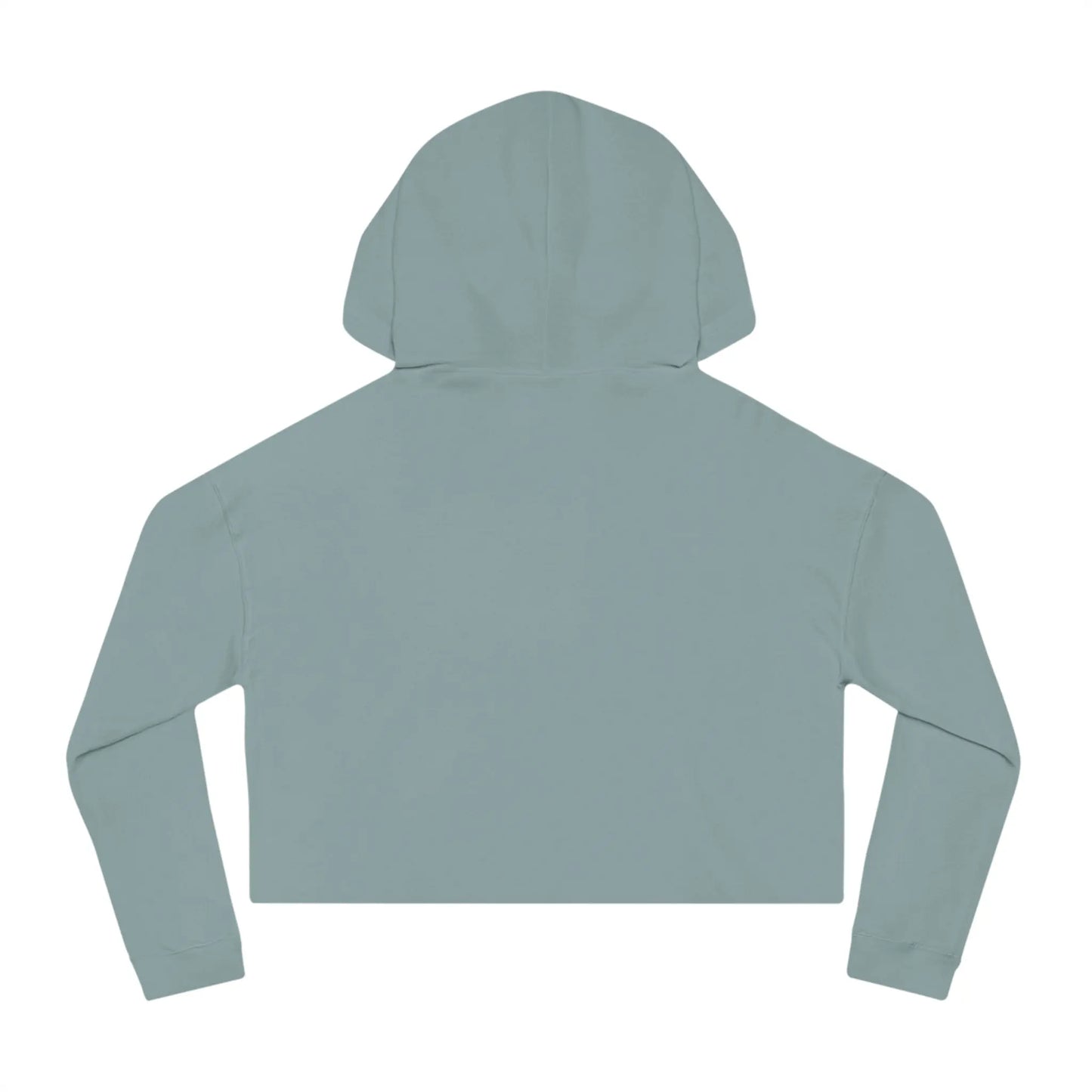 Cat Lover's Cropped Hoodie - Pam-pawing Through the Universe Printify