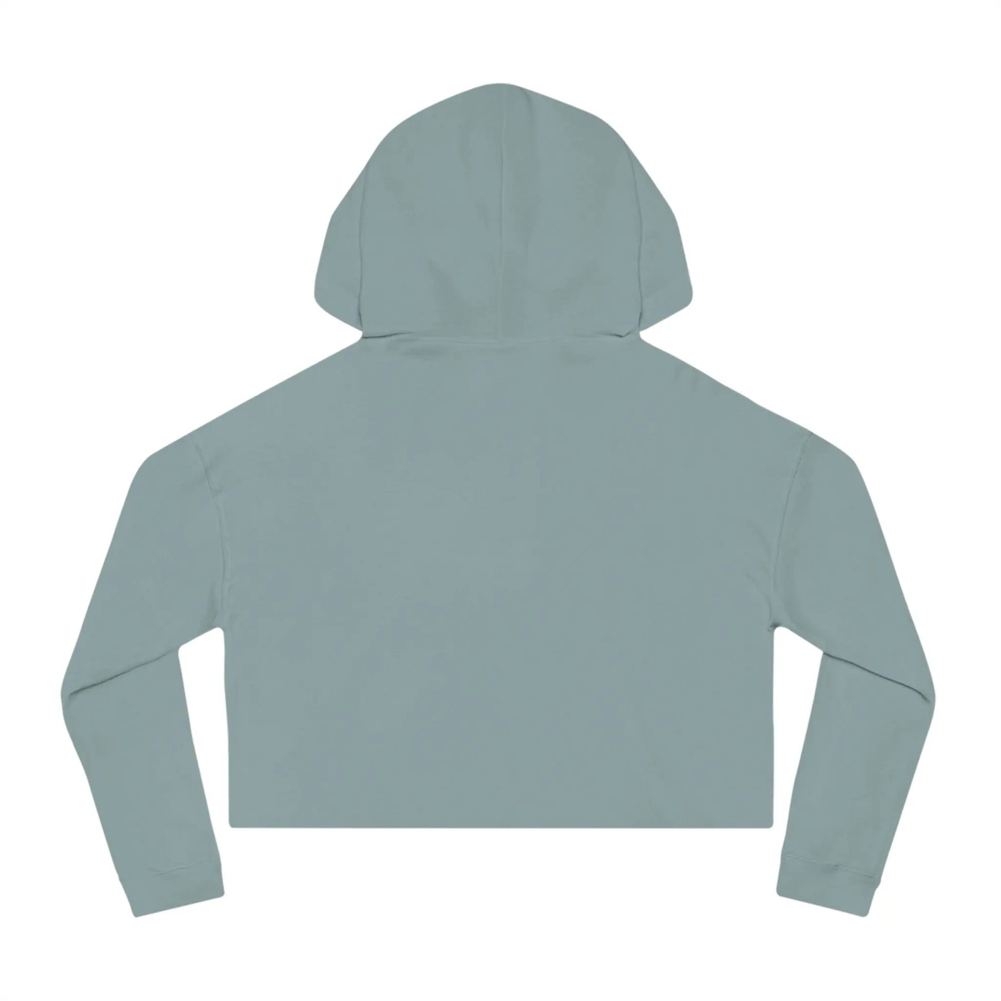 Cat Lover's Cropped Hoodie - Pam-pawing Through the Universe Printify