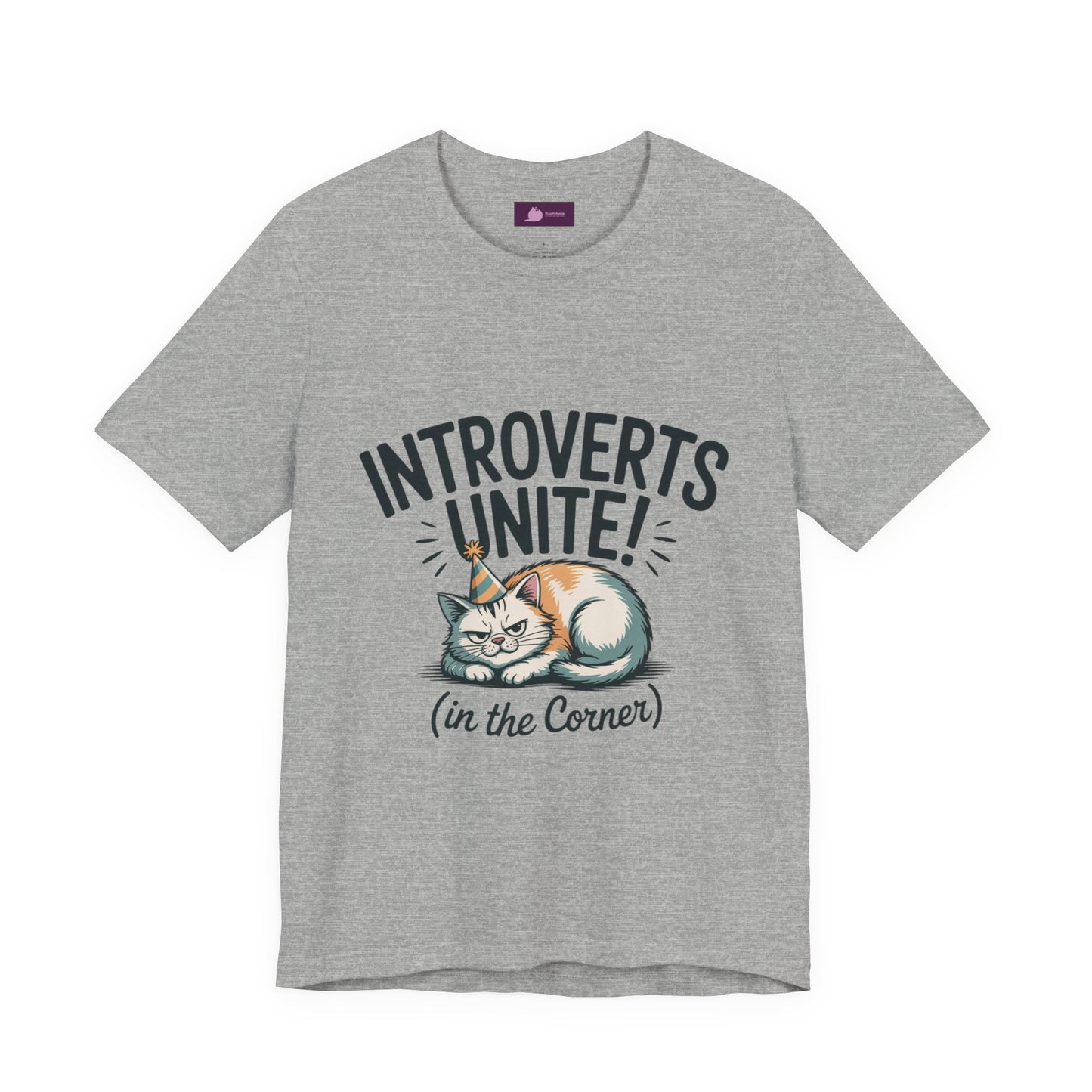 Introverts Unite (In the Corner) T-Shirt | funny holiday shirt, holiday survival tee Printify