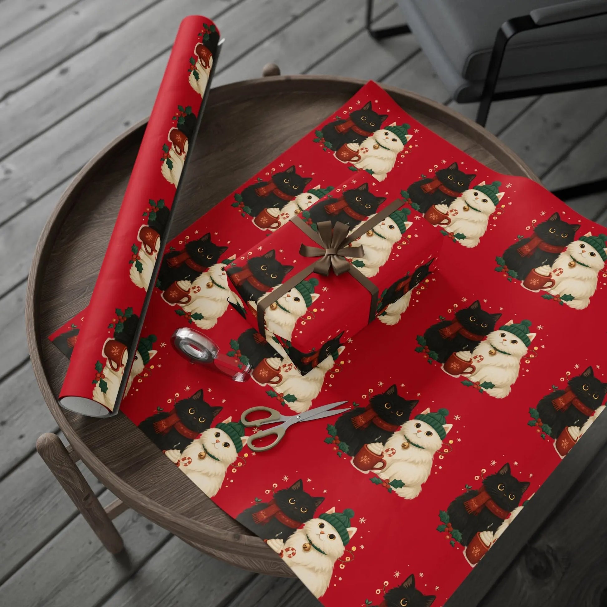 Holiday Wrapping Paper Roll Printify