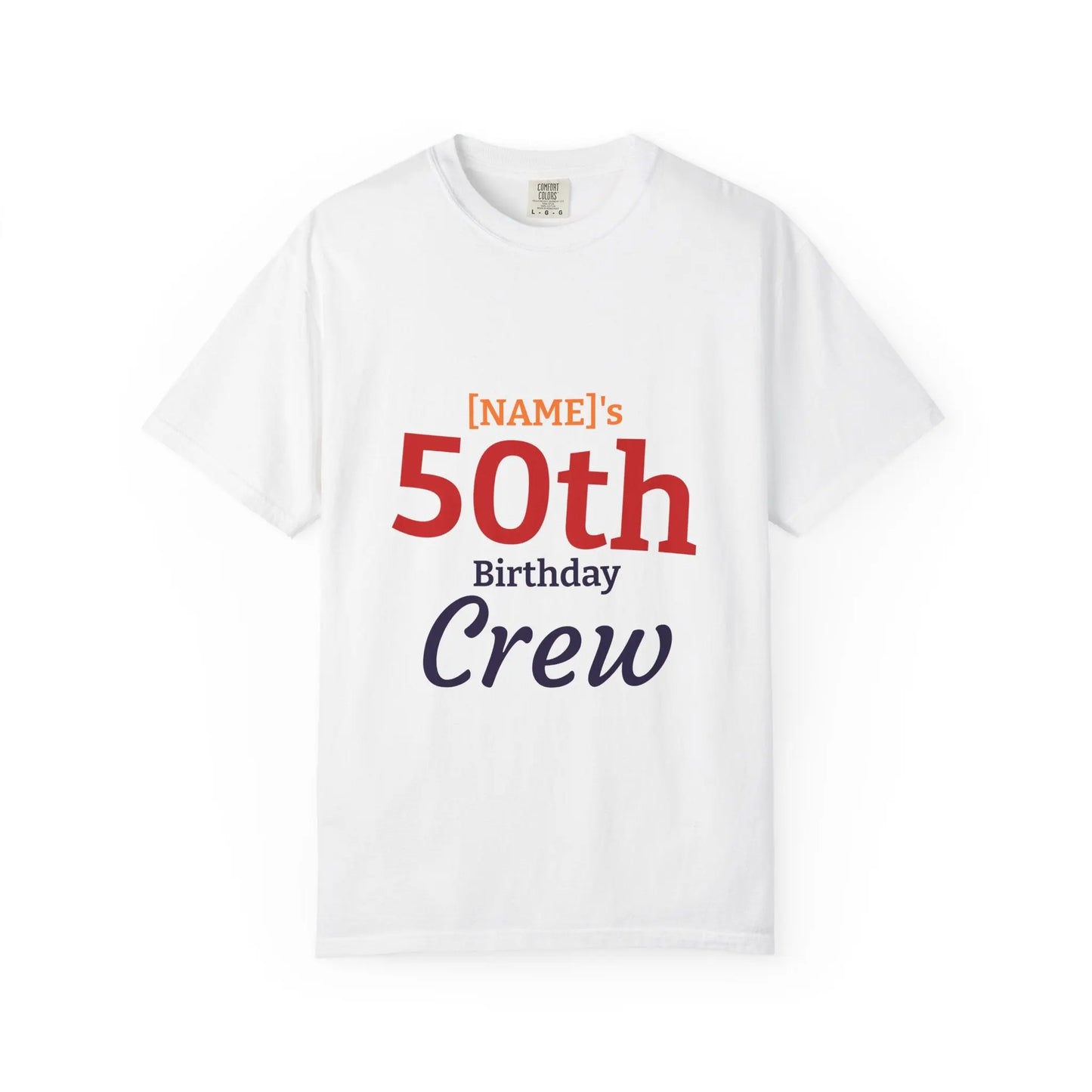 Crew T-Shirt - 'Still Spinning at 50' Retro Boombox Tee Printify