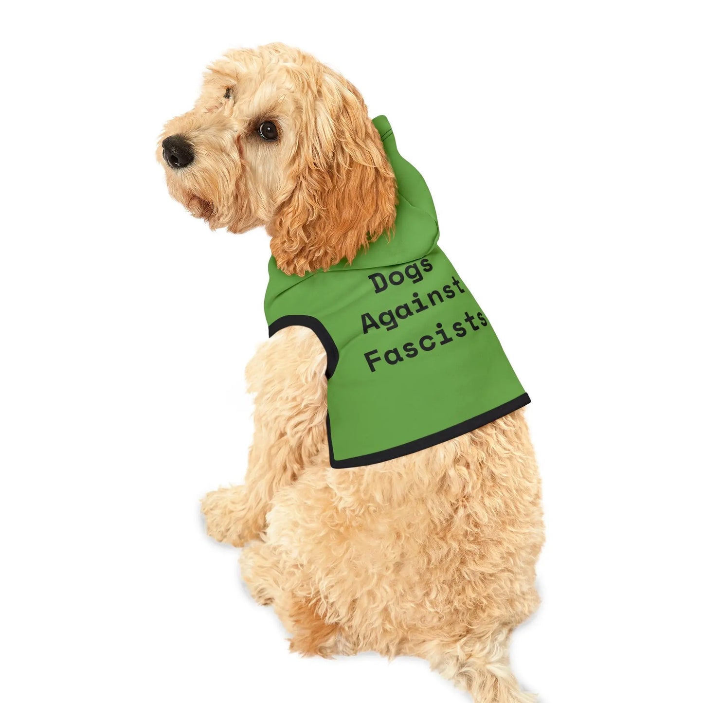 Dogs Against Fascists Pet Hoodie Printify