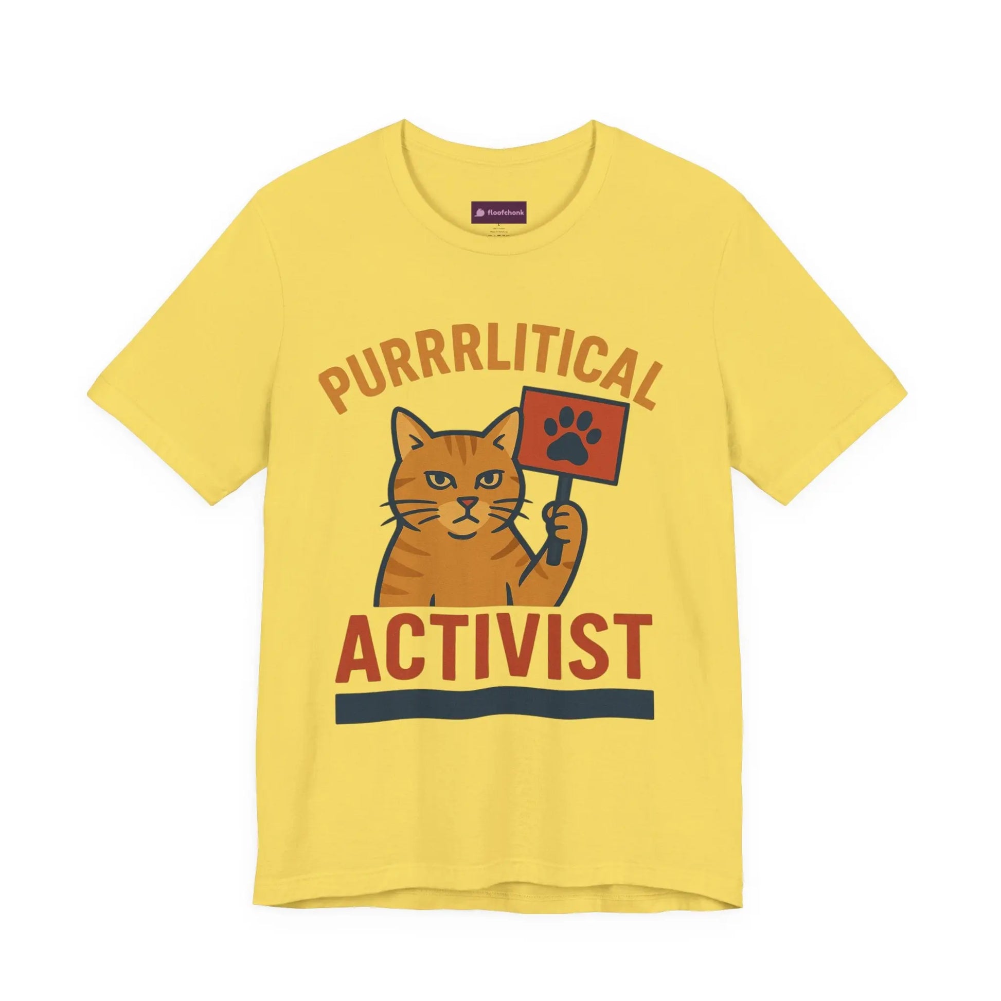 Purrlitical Activist T-Shirt Printify