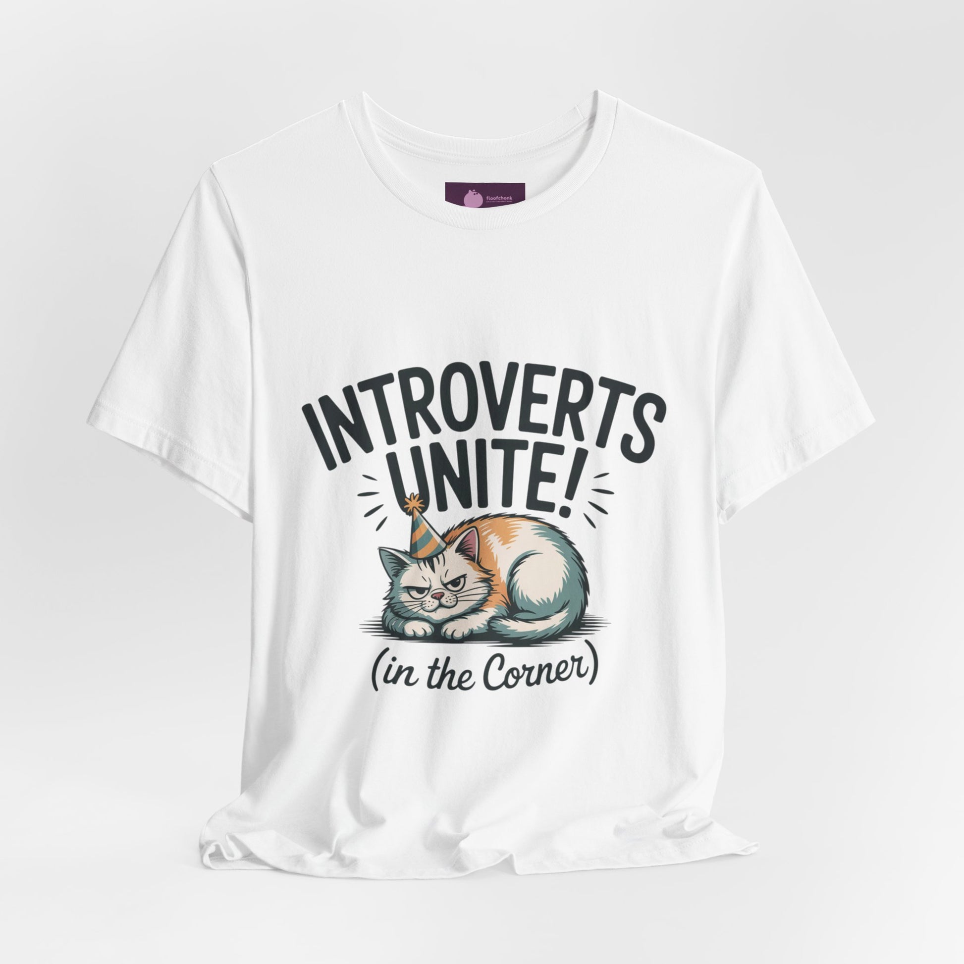 Introverts Unite (In the Corner) T-Shirt | funny holiday shirt, holiday survival tee Printify