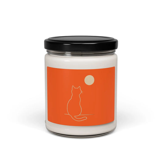 Cozy Cat Candle, Relaxation Candle, Cat Lover Gift, Home Decor Candle, Self-Care Candle, Scented Soy Candle Printify