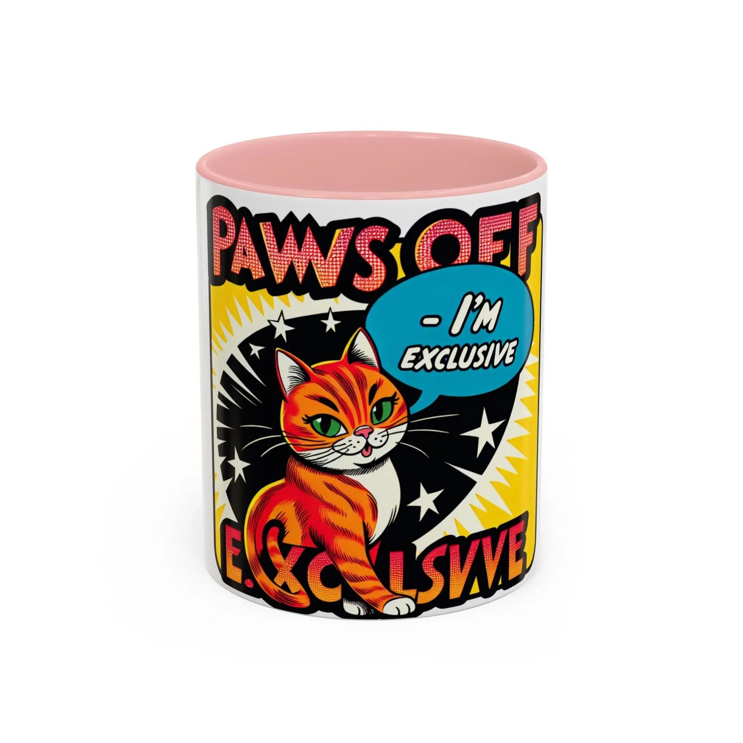 Exclusive Cat Coffee Mug - Paws Off Design, Funny Cat Mug, Gift for Cat Lovers, Coffee or Tea Cup, Birthday or Holiday Gift Printify