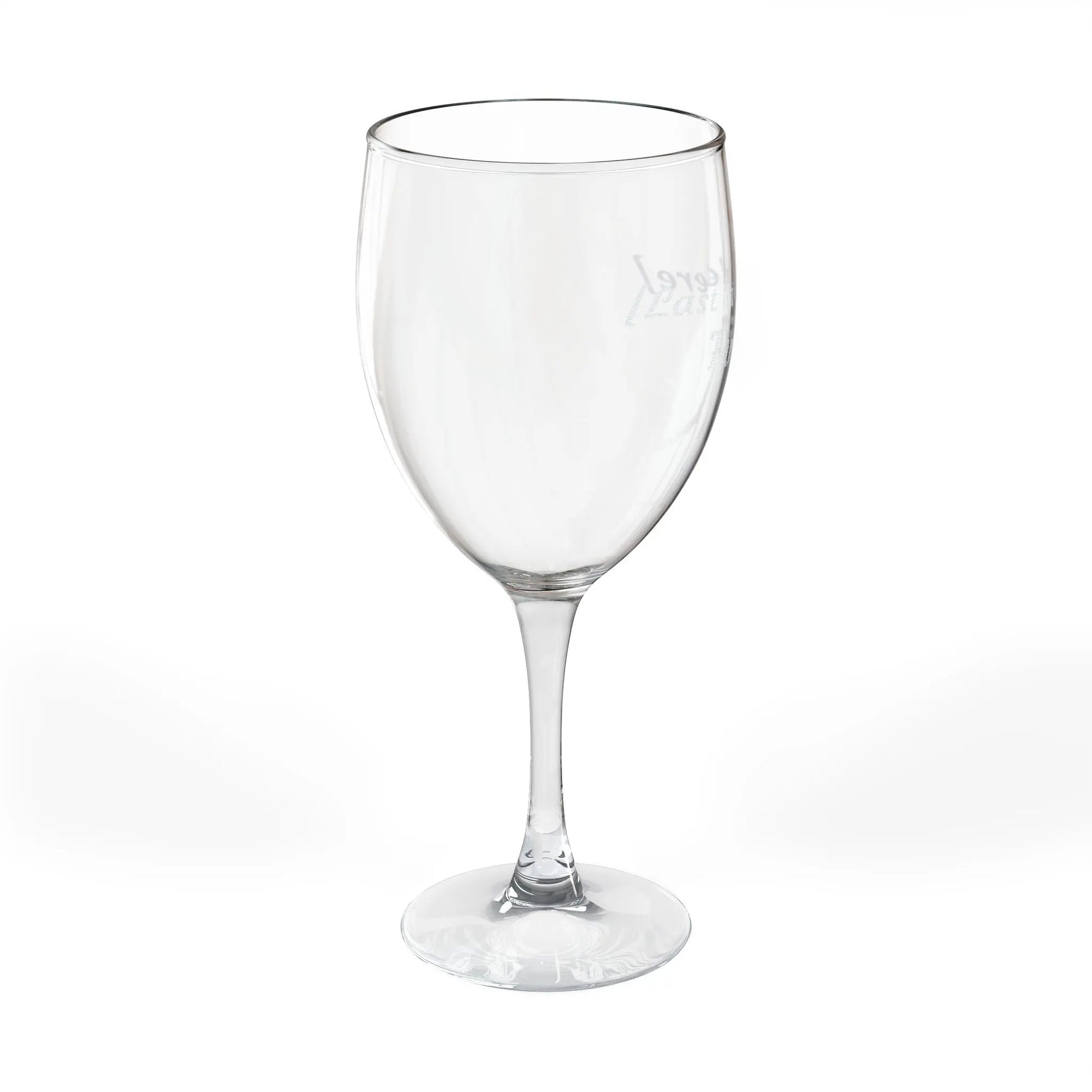 Engraved 10.5oz Wine Glass — Personalized Family Name Stemware Printify