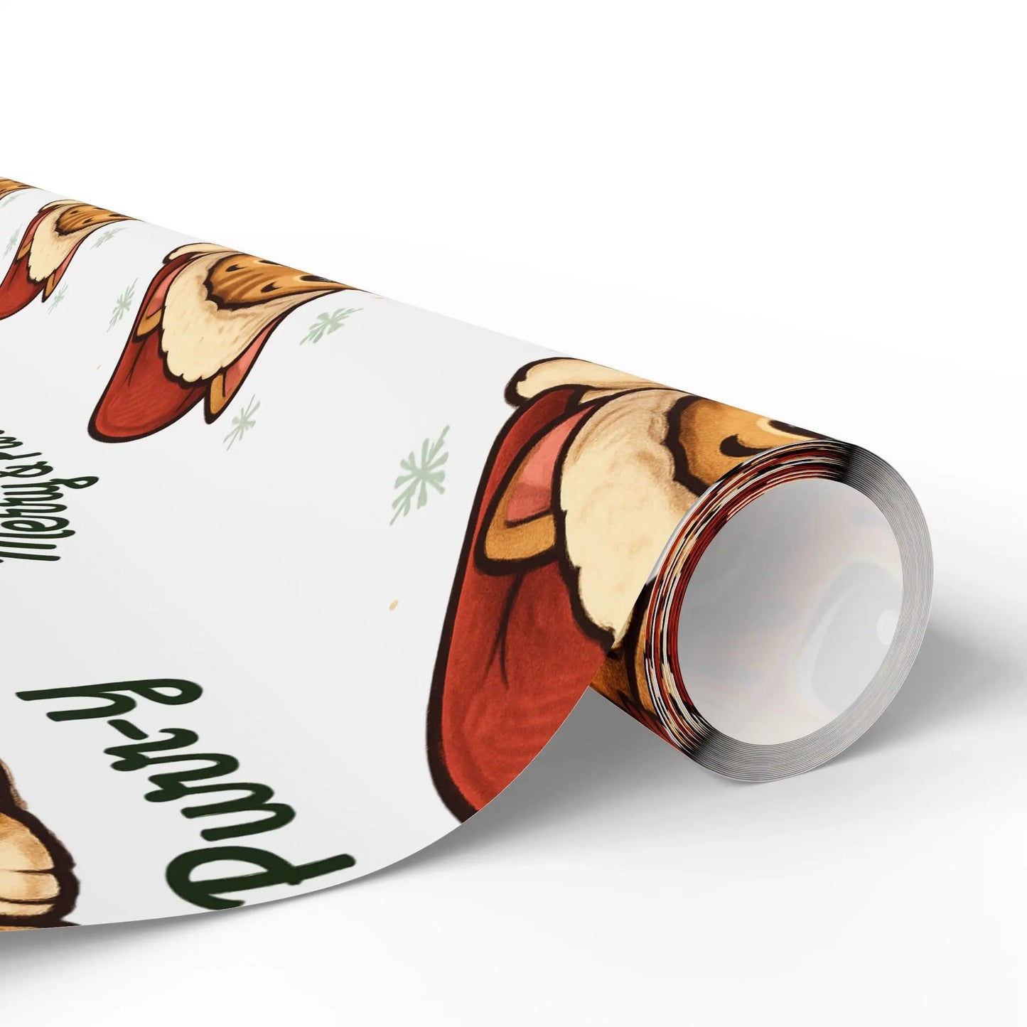 Wrapping Paper Roll - Festive Animal Printify