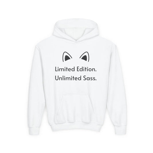 Limited Edition, Unlimited Sass Youth Hoodie Printify