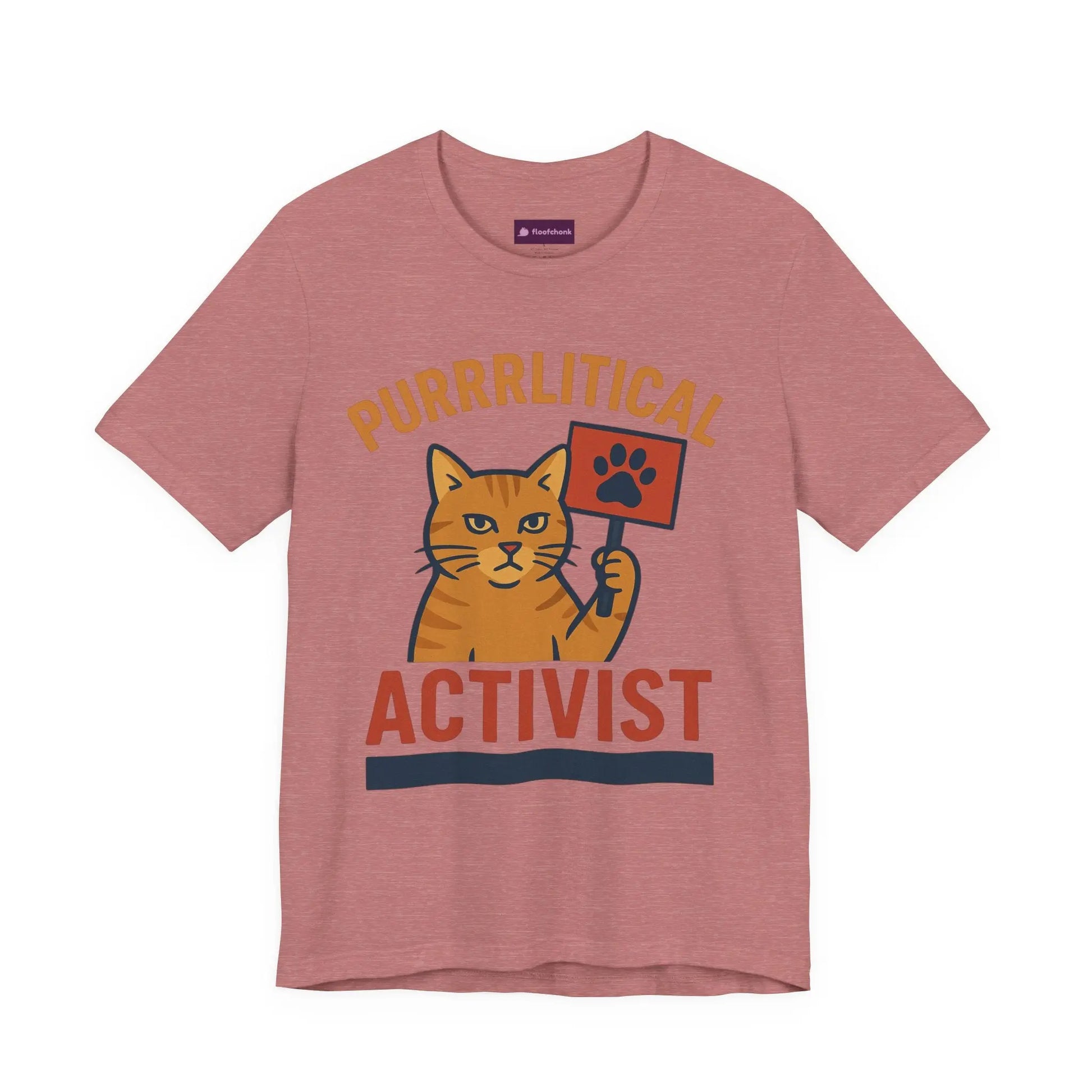 Purrlitical Activist T-Shirt Printify