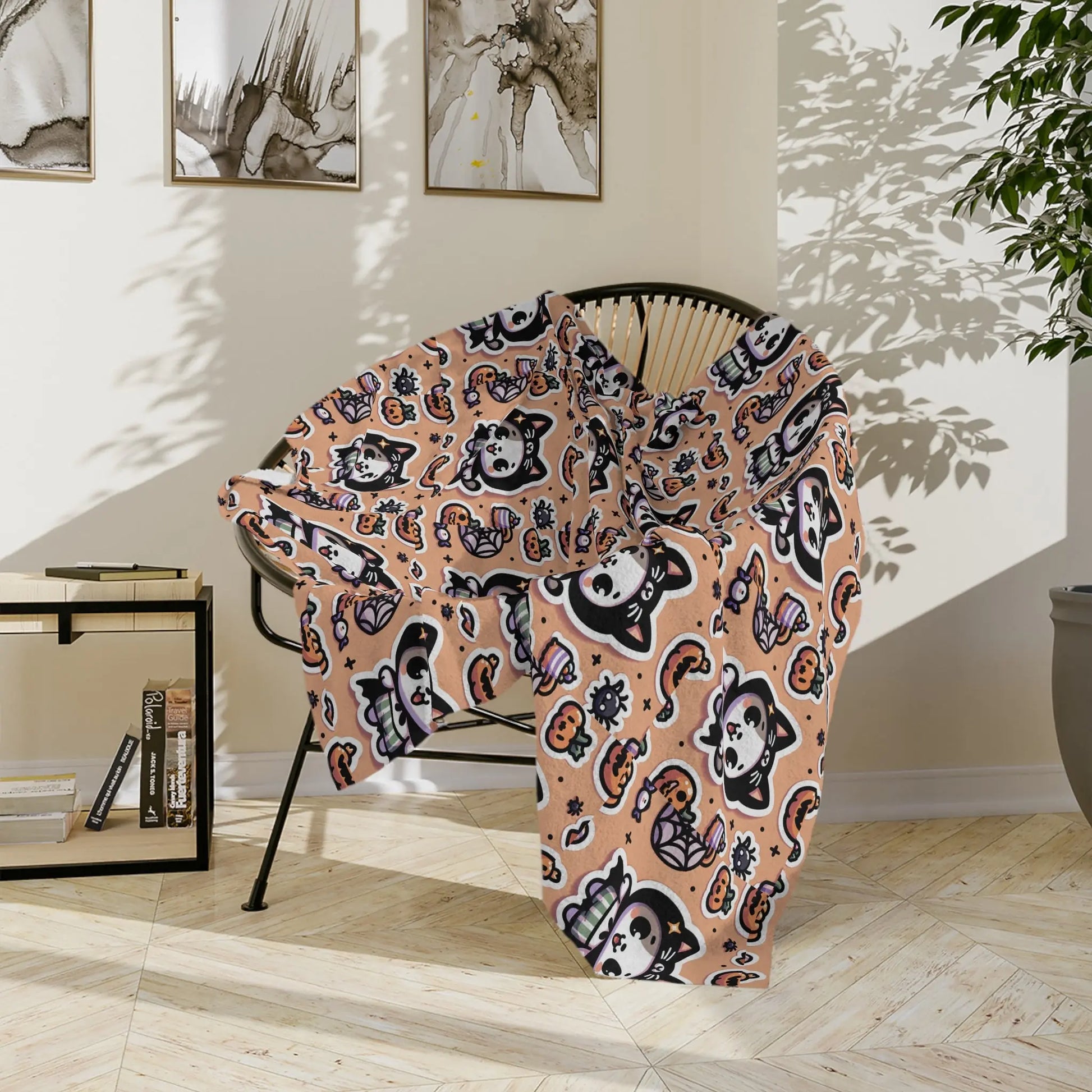 Velveteen Blanket - Cute Animal Themed Cozy Decorative Throw for Kids and Teens - FloofChonk
