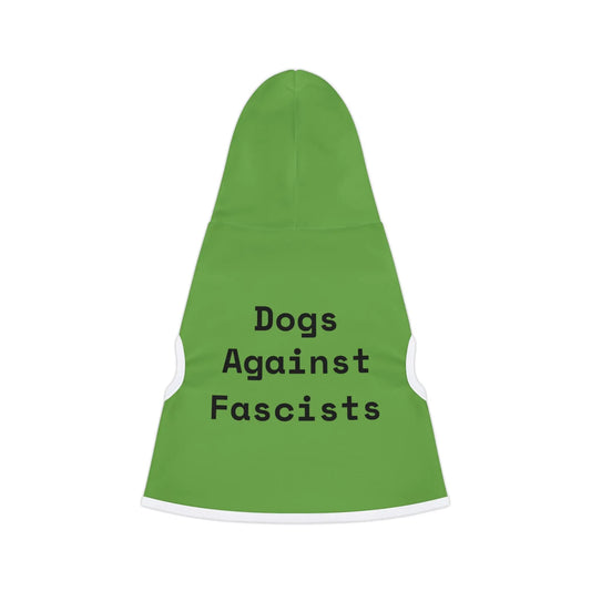 Dogs Against Fascists Pet Hoodie Printify