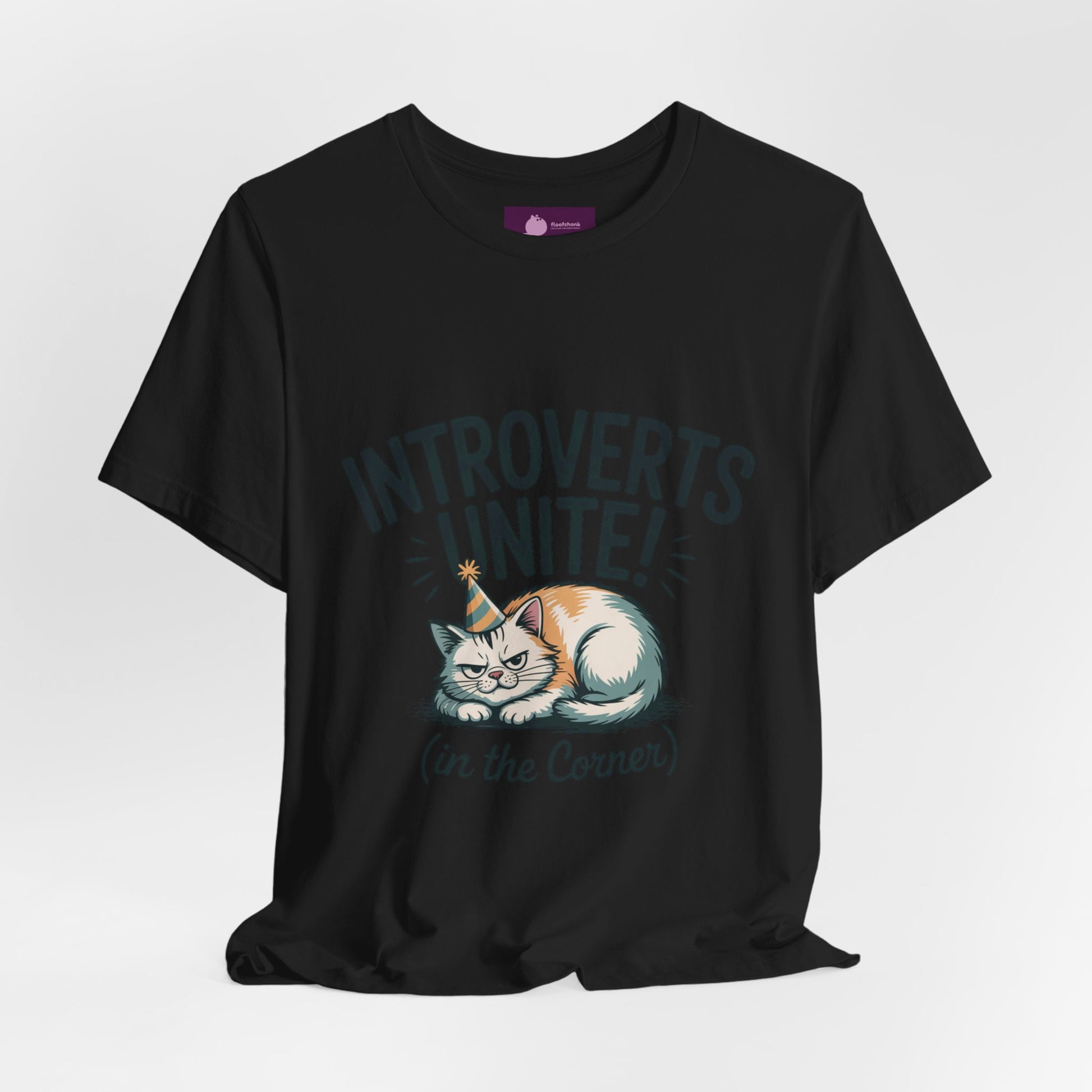 Introverts Unite (In the Corner) T-Shirt | funny holiday shirt, holiday survival tee Printify