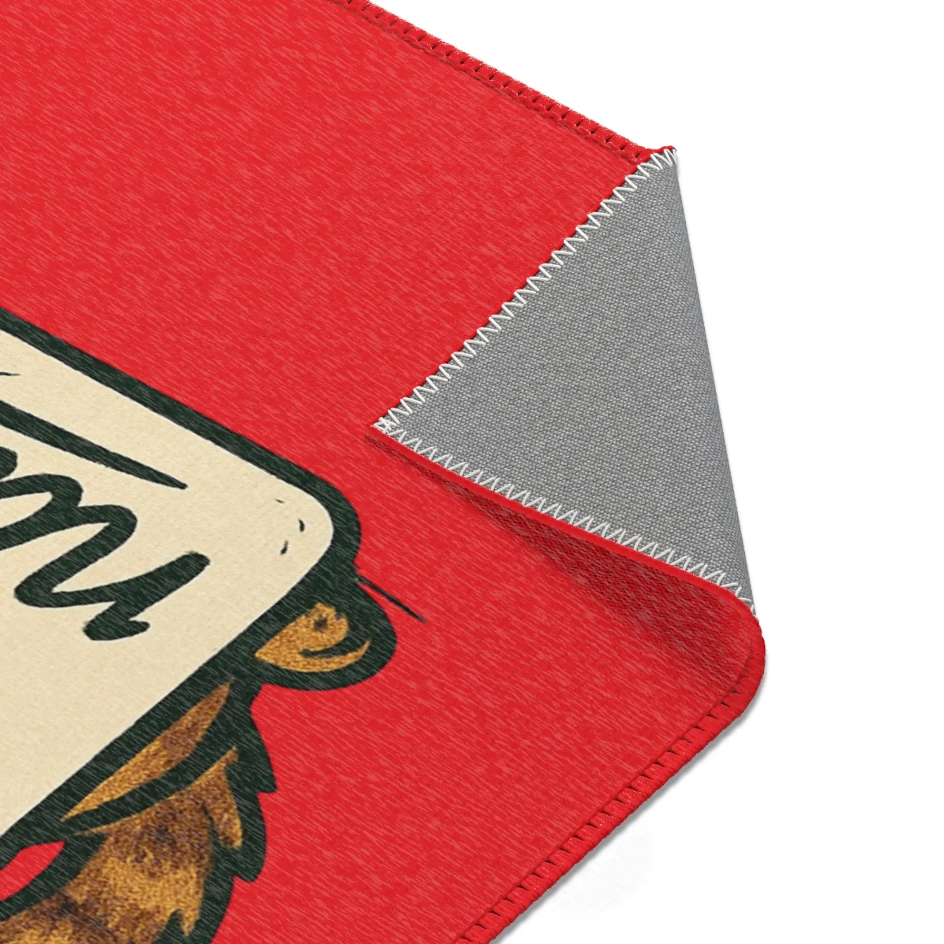 Christmas Cat Area Rug — ‘Nice, Naughty’ Funny Holiday Doormat Printify