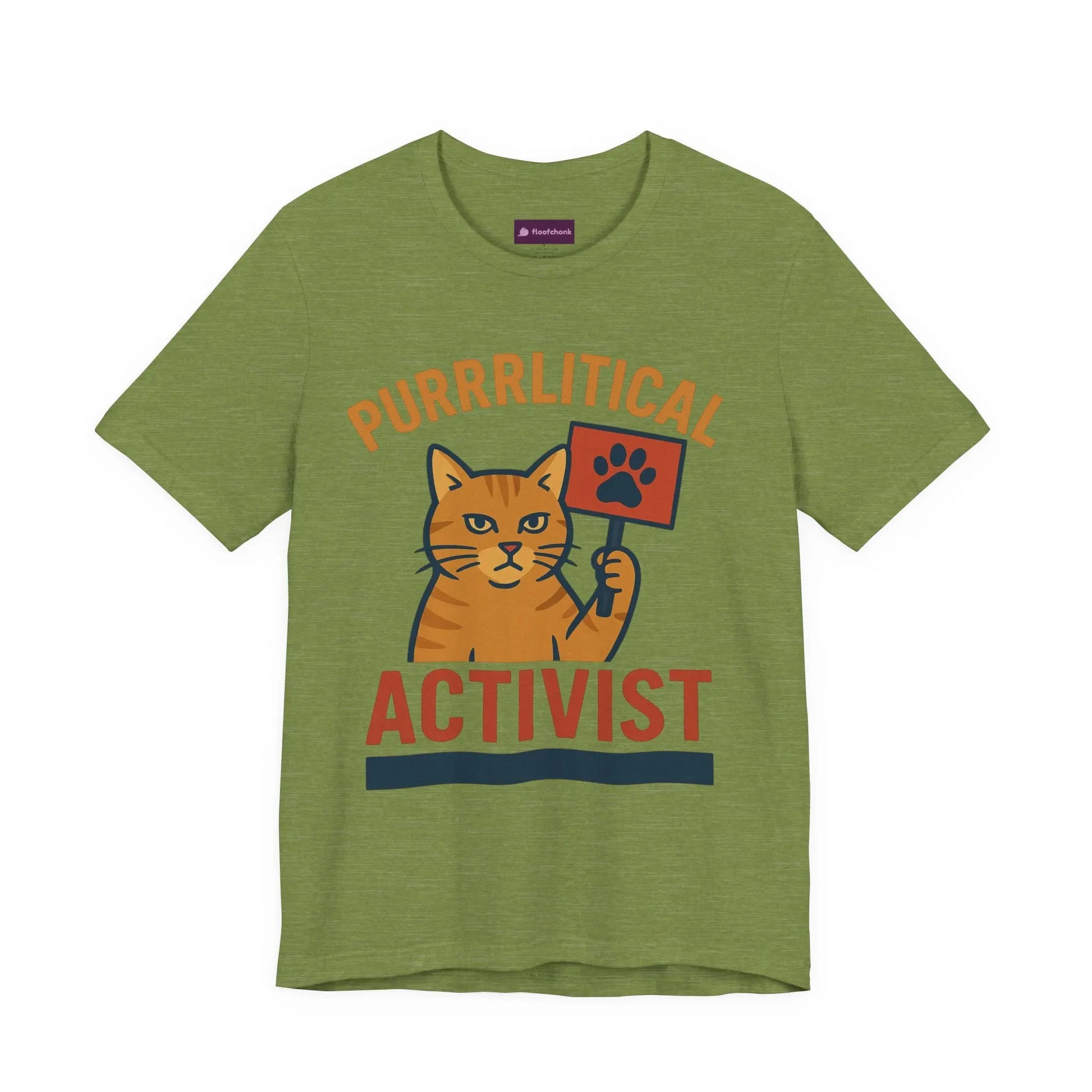 Purrlitical Activist T-Shirt Printify
