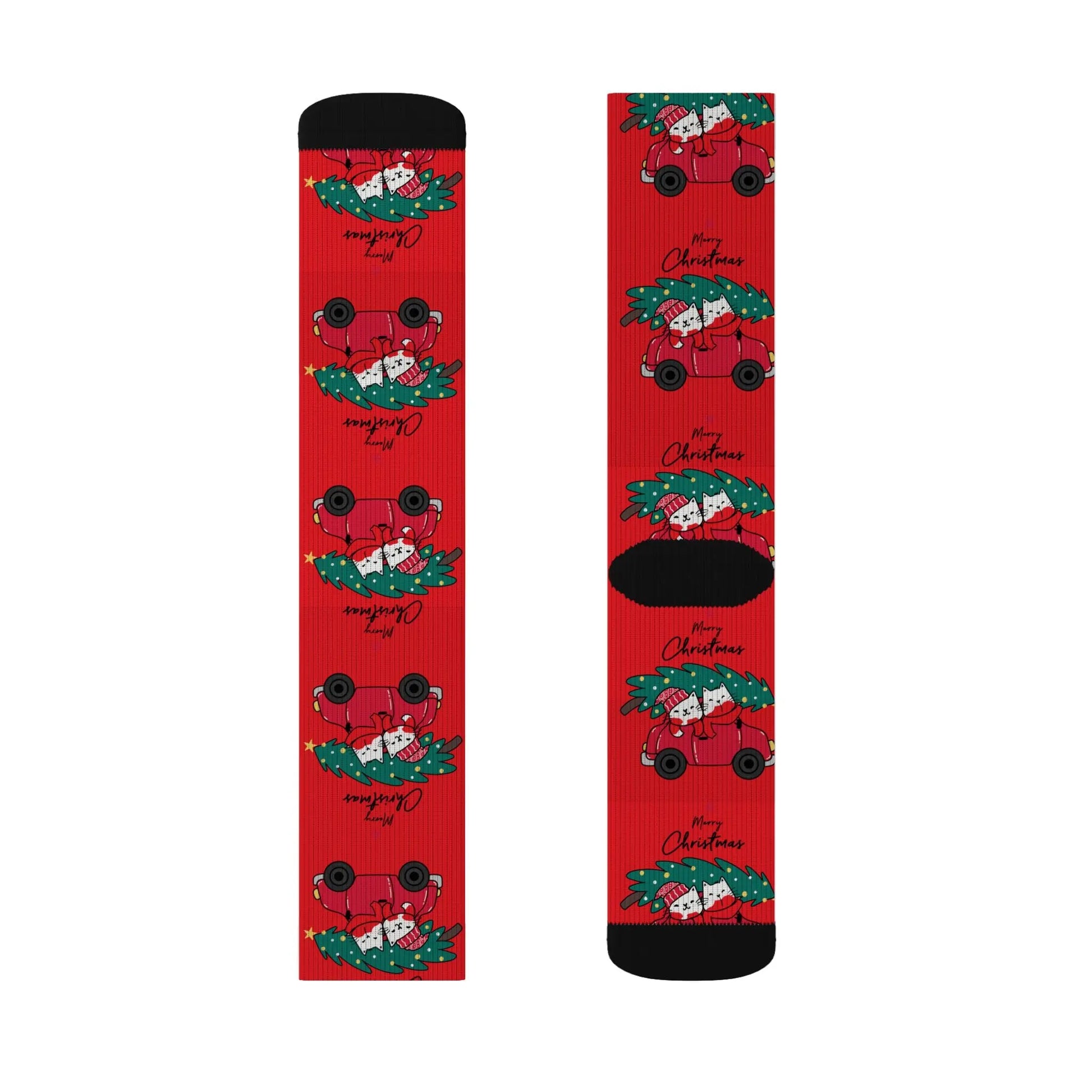 Copy of Cat Pattern Sublimation Socks Printify