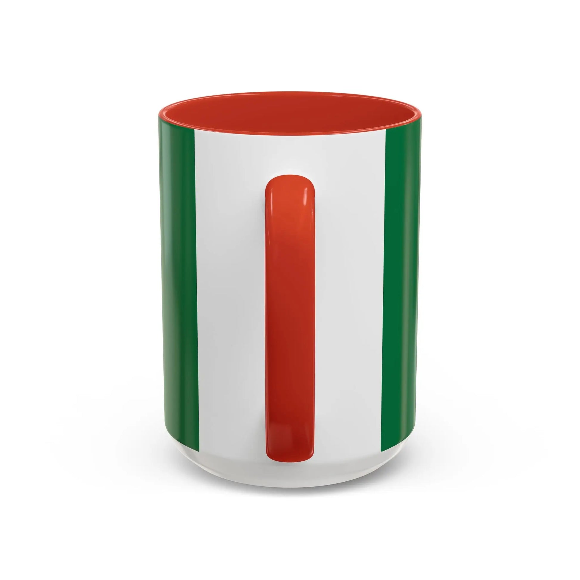 Christmas Cat Accent Mug - Personalized 'On the Naughty List' Mug Printify