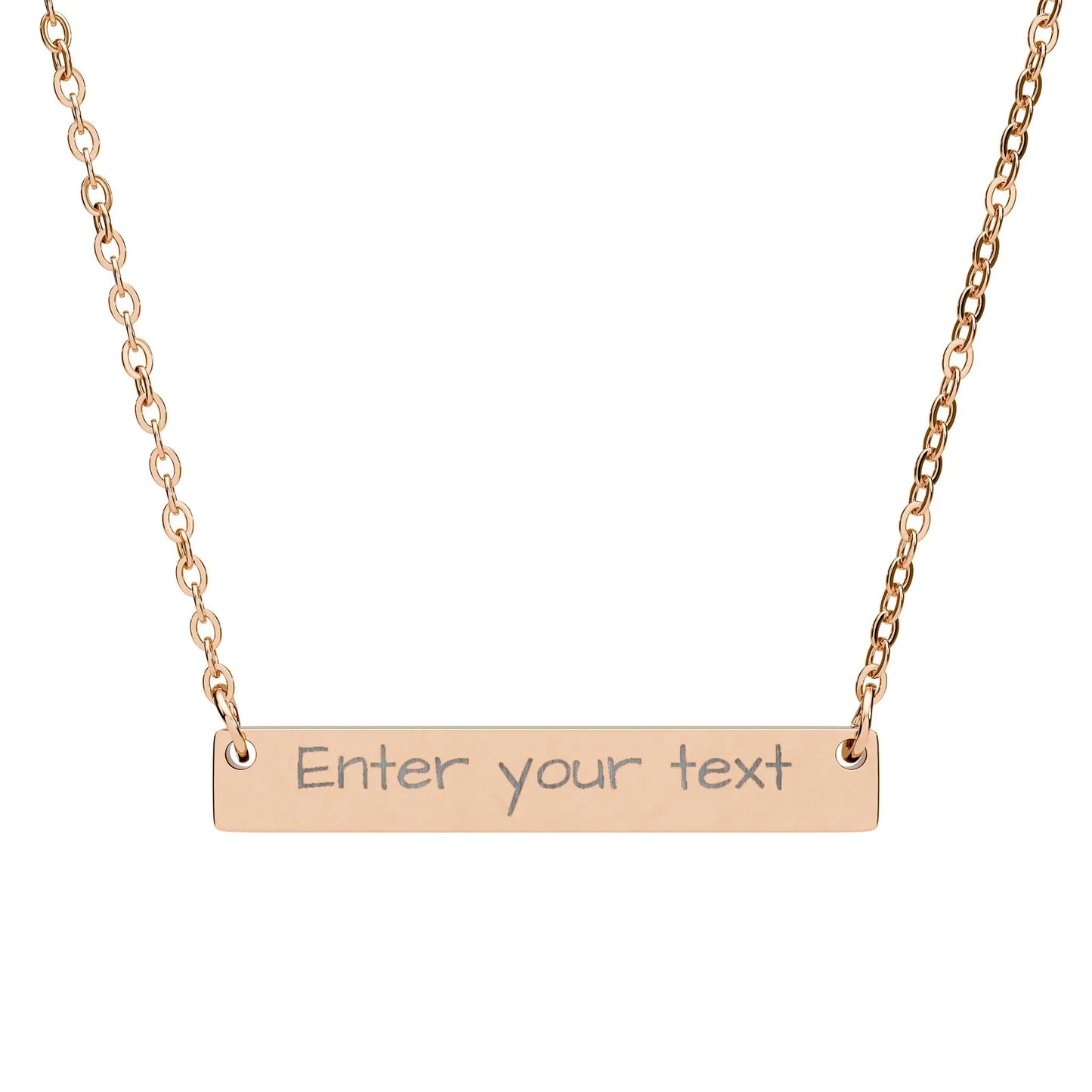 Necklace Personalized Engraved Printify