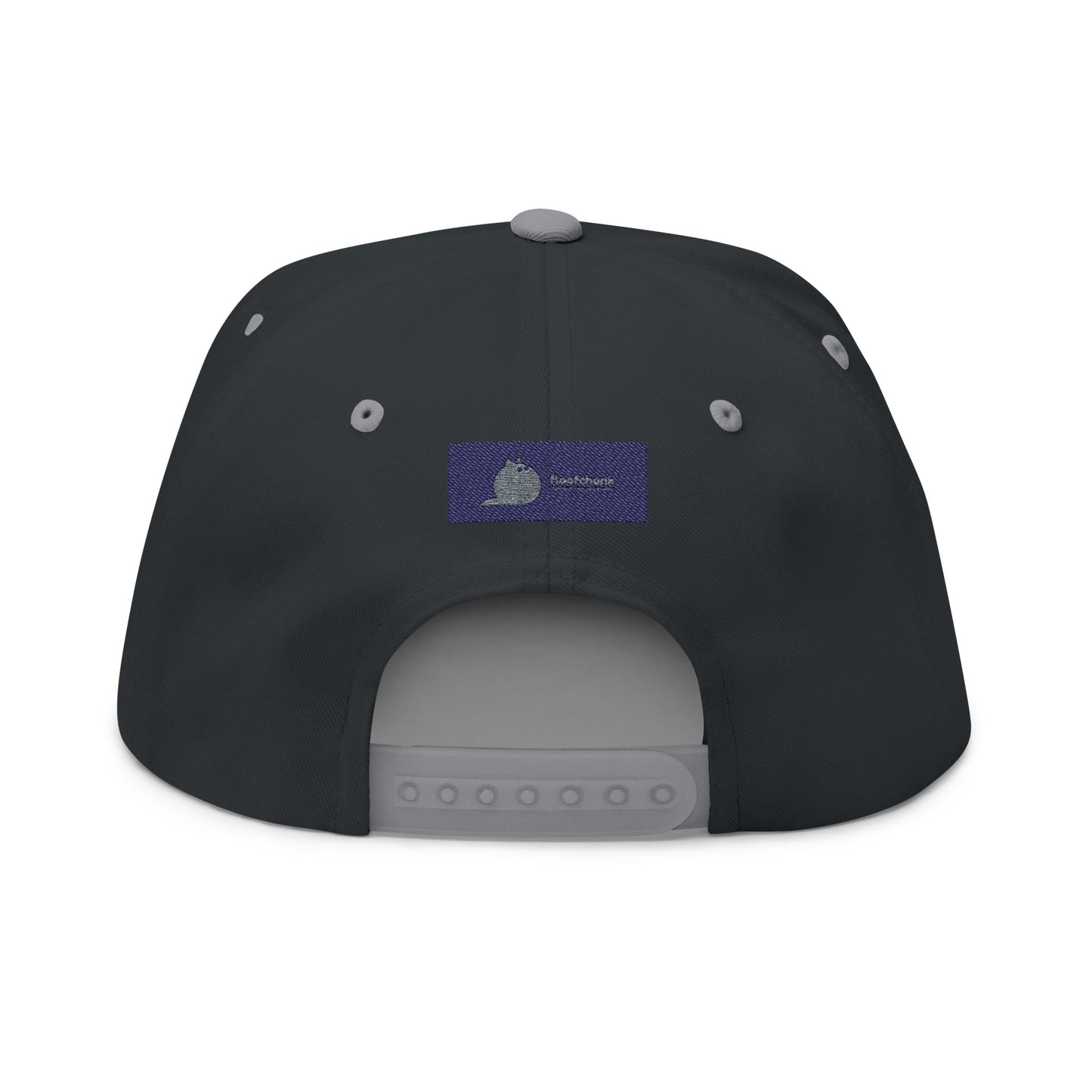 Paws Off My Rights Flat Bill Cap — Embroidered Cat Paw Freedom Hat