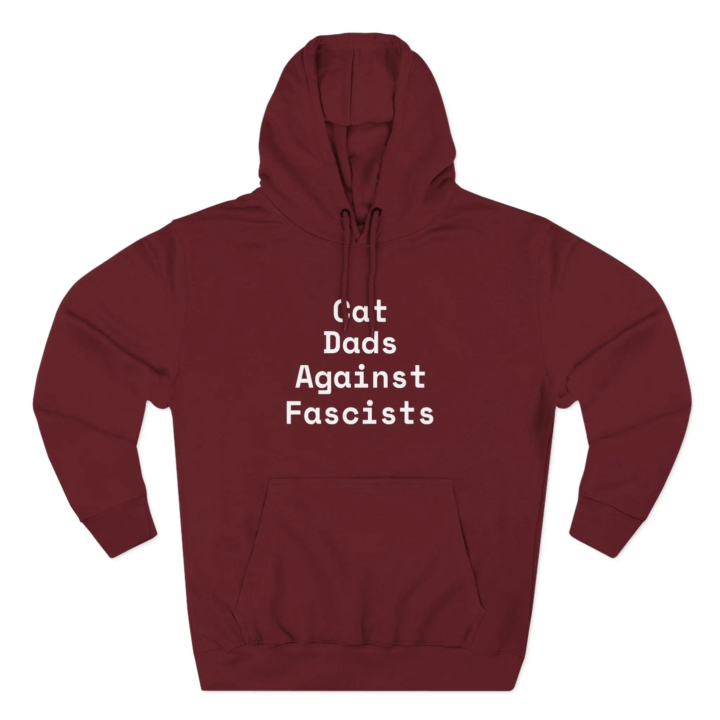 Cat Dads Against Fascists Hoodie Printify