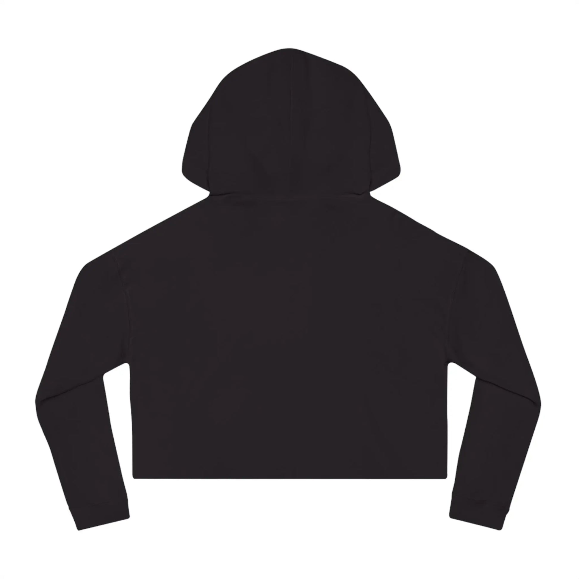 Cat Lover's Cropped Hoodie - Pawsing Through the Universe Printify